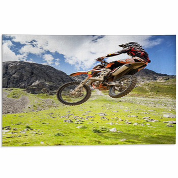 Motocross Outdoor Area Rug