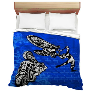 Motocross Comforters Duvets Sheets Sets Personalized
