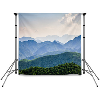 Mountain In South China Pole Pocket Backdrop