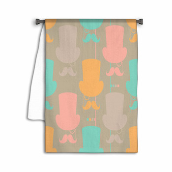 Moustache Seamless Pattern Towel