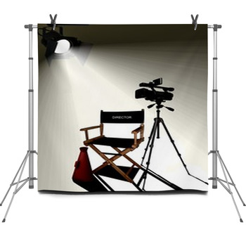 Movie Director Fleece Backdrop