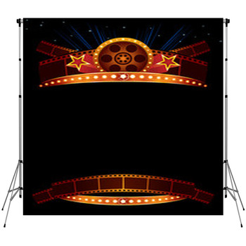 Movie Poster Custom Size Backdrop