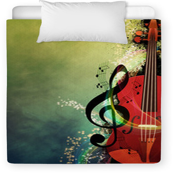 Music Background Toddler Comforter