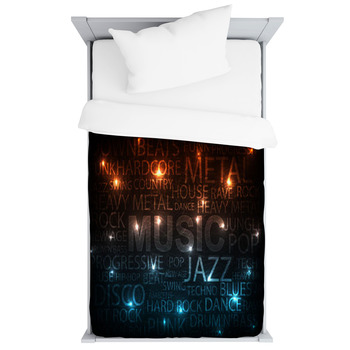 Music Style Toddler Duvet