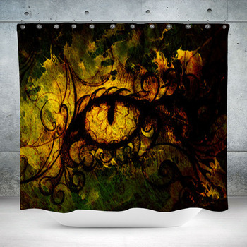 Mystic Eye And Beautiful Custom Size Shower Curtain