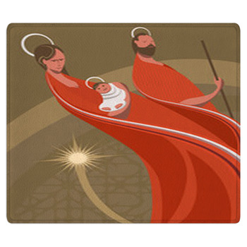 Nativity Scene Bath Mat