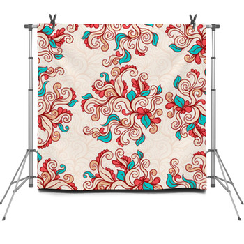 Natural Brown Pattern Fleece Backdrop