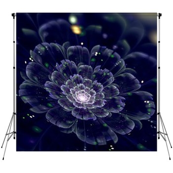 Navy Floral Backdrops