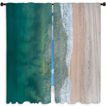 Newport Beach Orange County California Window Curtain