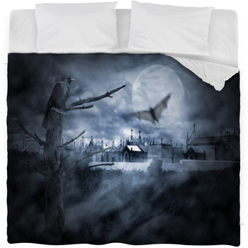 Night Birds Fleece Bed Blanket