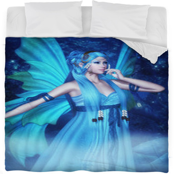 Night Fairy Fleece Bed Blanket