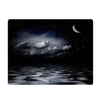 Night Sky Stars Reflecting In Sea Bath Mat