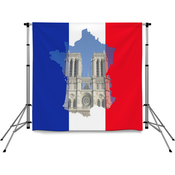 Notre Dame Cathedral Paris Pole Pocket Backdrop