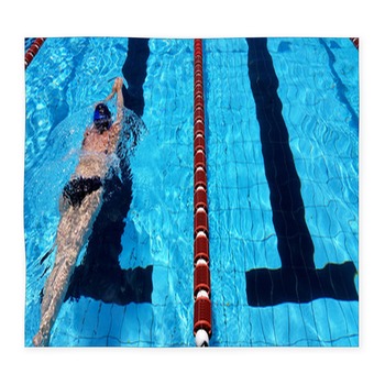 Nuotatrice In Piscina Custom Size Floor Mat