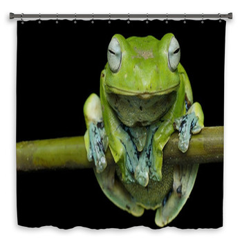 Nurhayati Flying Frog, (Rhacophorus Shower Curtain