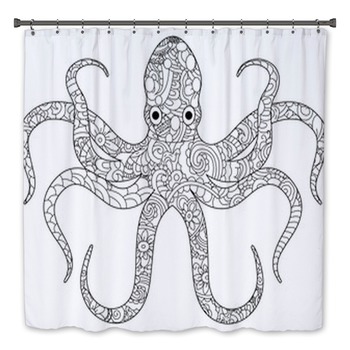 Octopus Bath Decor