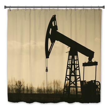 Oil Rig Bath Decor