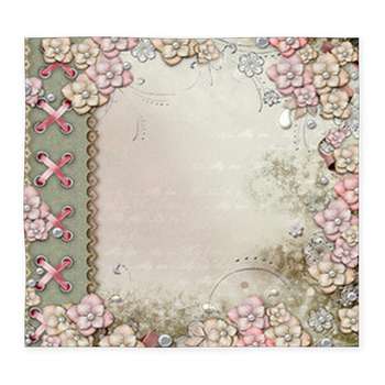 Old Decorative Album Cover  With Custom Size Floor Mat