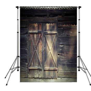 Old Door To Traditional Romanian Pole Pocket Backdrop