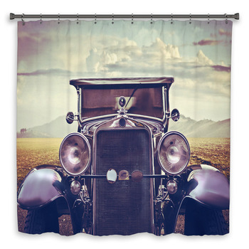 Old-fahioned Luxury Custom Size Shower Curtain
