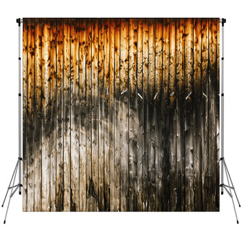 Old Weathered Barn On A Farmland Fleece Backdrop