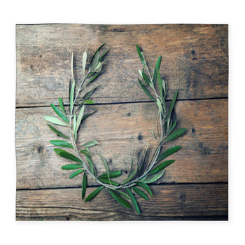 Olive Tree Wreath Custom Size Floor Mat