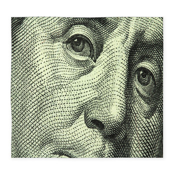 One Hundred Dollar Bill Closeup Custom Size Floor Mat