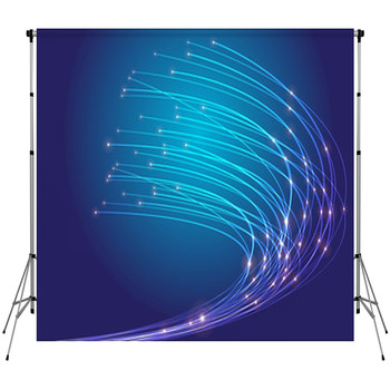 Optical Fibers Custom Size Backdrop