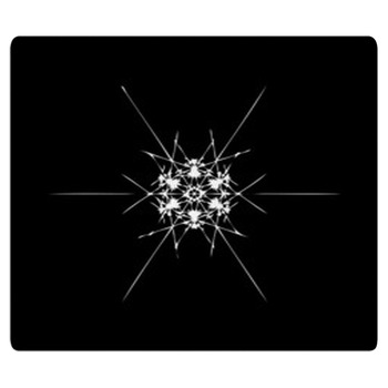 Ornate Decorative Snowflake Area Rug