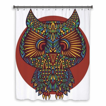 Owl Custom Size Shower Curtain