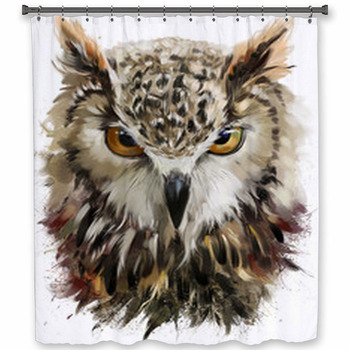 Owl Shower Curtain