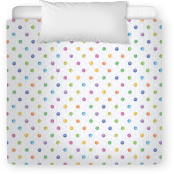 Paint dot pattern material Toddler Duvet