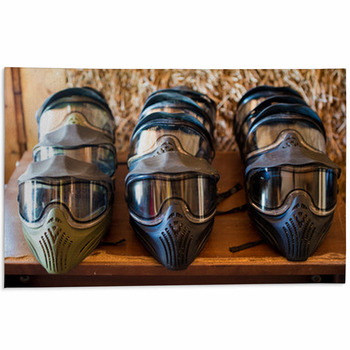 Paintball Mask Area Rug
