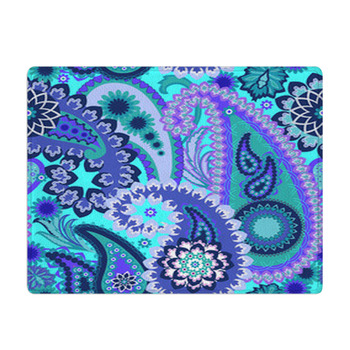 Paisley Colorful Background. Bath Mat