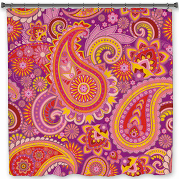 Paisley Custom Size Shower Curtain