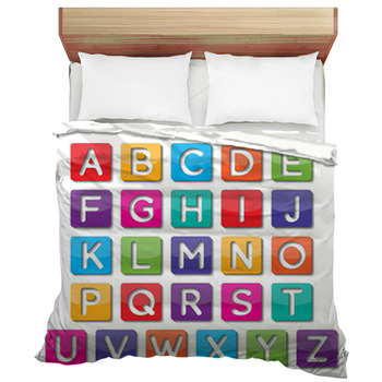 Alphabet bedding twin sale