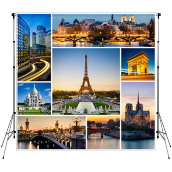Paris Custom Size Backdrop