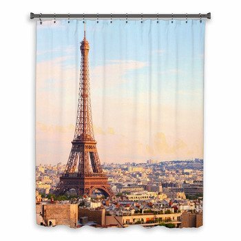 Paris Custom Size Shower Curtain
