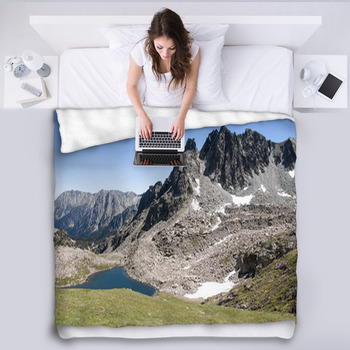 Parque Nacional De Aigüestortes Y Estany  Fleece Blanket