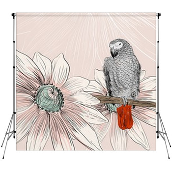 Parrot Custom Size Backdrop