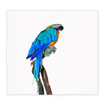 Parrot On A Branch Custom Size Floor Mat
