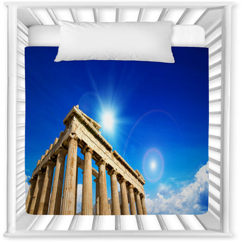 Parthenon On The Acropolis Baby Crib Comforter
