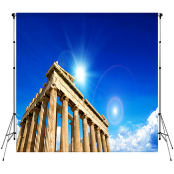 Parthenon On The Acropolis Custom Size Backdrop