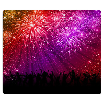 Party And Lights Background Bath Mat