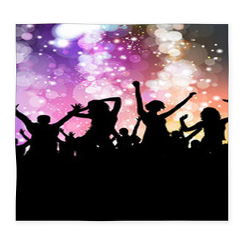 Party Night Template Custom Size Floor Mat