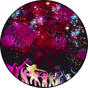 Party Round Rug