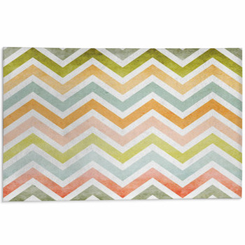 Best Floor mats，Grey Decor,Vintage Chevron Pattern with Soft Pale Pastel Colors Zig zag Inverted V Shaped Artsy Image,Yellow Grey 59x 71 Anti Slip House Kitchen Door Area Rug 