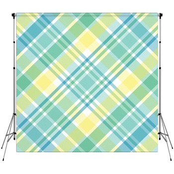 Pastel Plaid Fleece Backdrop