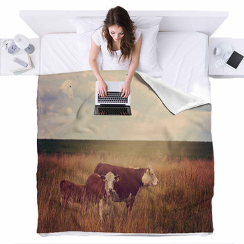 Pasture Fleece Bed Blanket