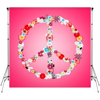 Peace Sign Backdrops